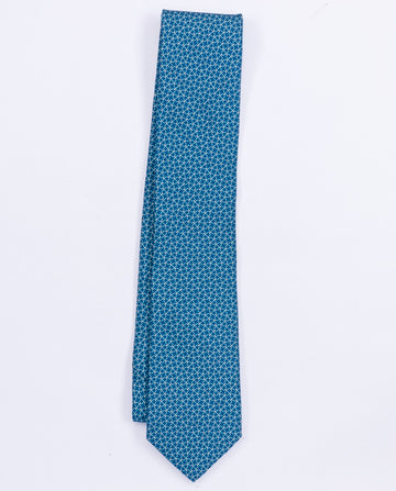 Petrol Blue Tie 100% Silk